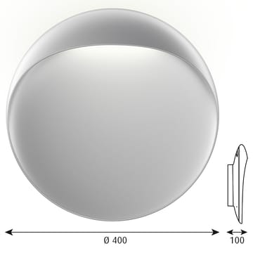 Flindt wall lamp Ø40 cm - Aluminum - Louis Poulsen