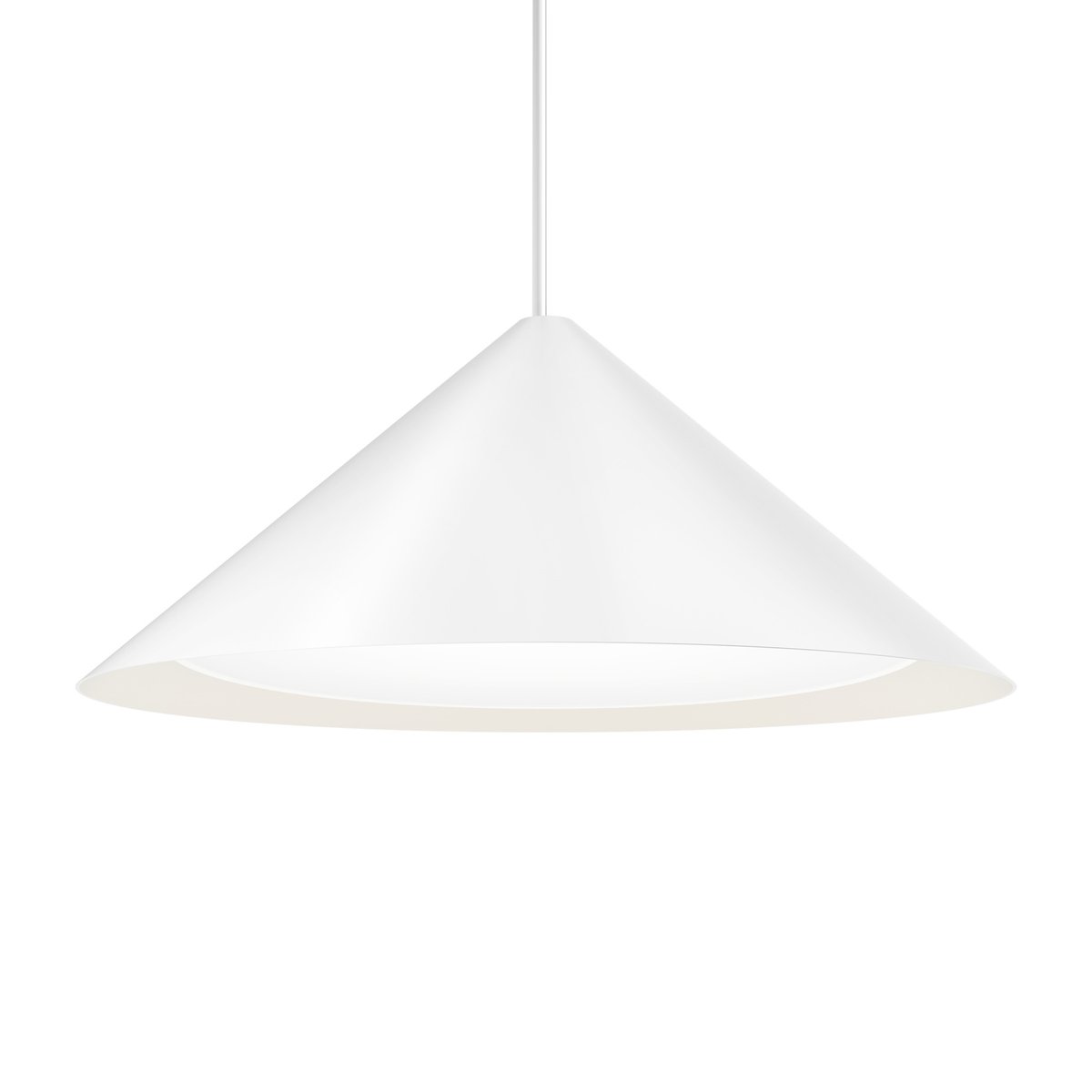 Louis Poulsen Keglen pendant lamp Ø65 cm White | Scandinavian Design | Pendant lamps | White