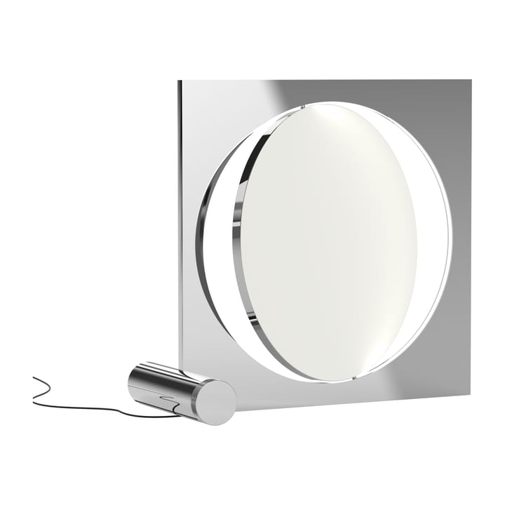 Moonsetter floor lamp - High gloss chrome plated-white - Louis Poulsen
