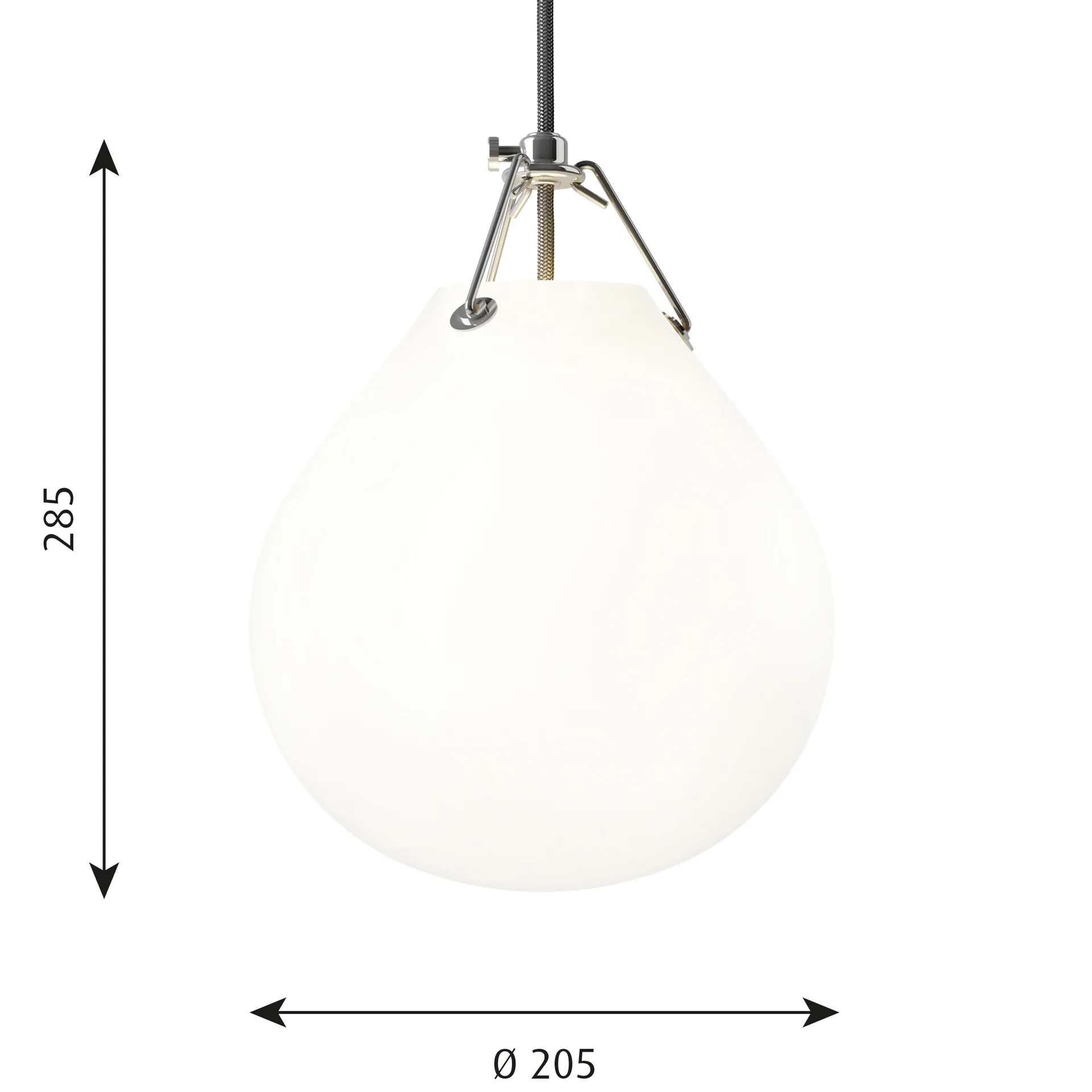 Moser pendant lamp Ø20.5 cm, Matte white Louis Poulsen