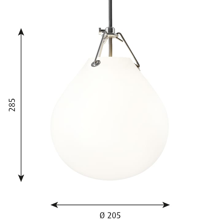 Moser pendant lamp Ø20.5 cm - Matte white - Louis Poulsen