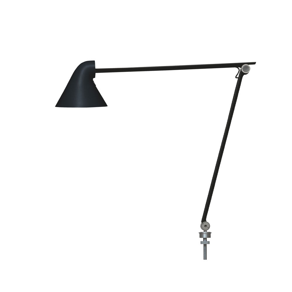 Louis Poulsen NJP desk lamp Black, pin o40 cm, 2700k