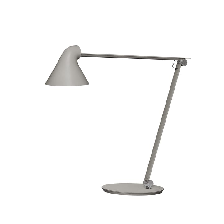 NJP desk lamp - Light grey, footplate, 3000k - Louis Poulsen