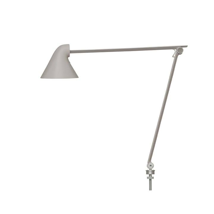 NJP desk lamp - Light grey, pin ø10 cm, 3000k - Louis Poulsen