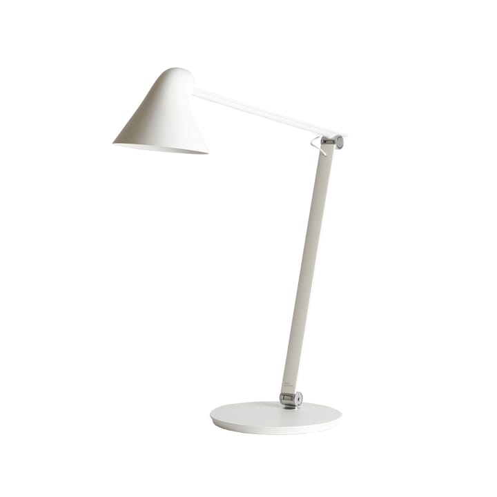 NJP desk lamp - White, footplate, 3000k - Louis Poulsen