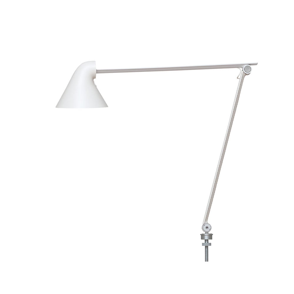 Louis Poulsen NJP desk lamp White, pin o10 cm, 3000k