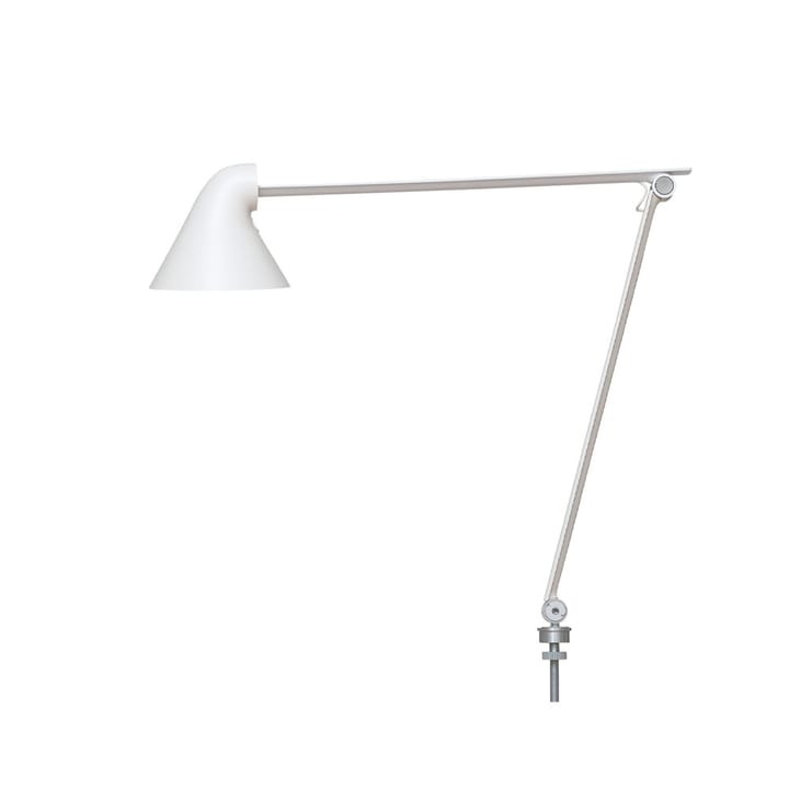 NJP desk lamp - White, pin ø40 cm, 2700k - Louis Poulsen