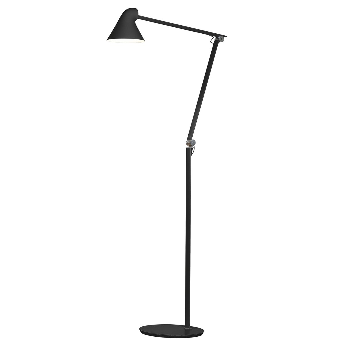 Louis Poulsen NJP floor lamp Black | Scandinavian Design | Floor lamps | Black