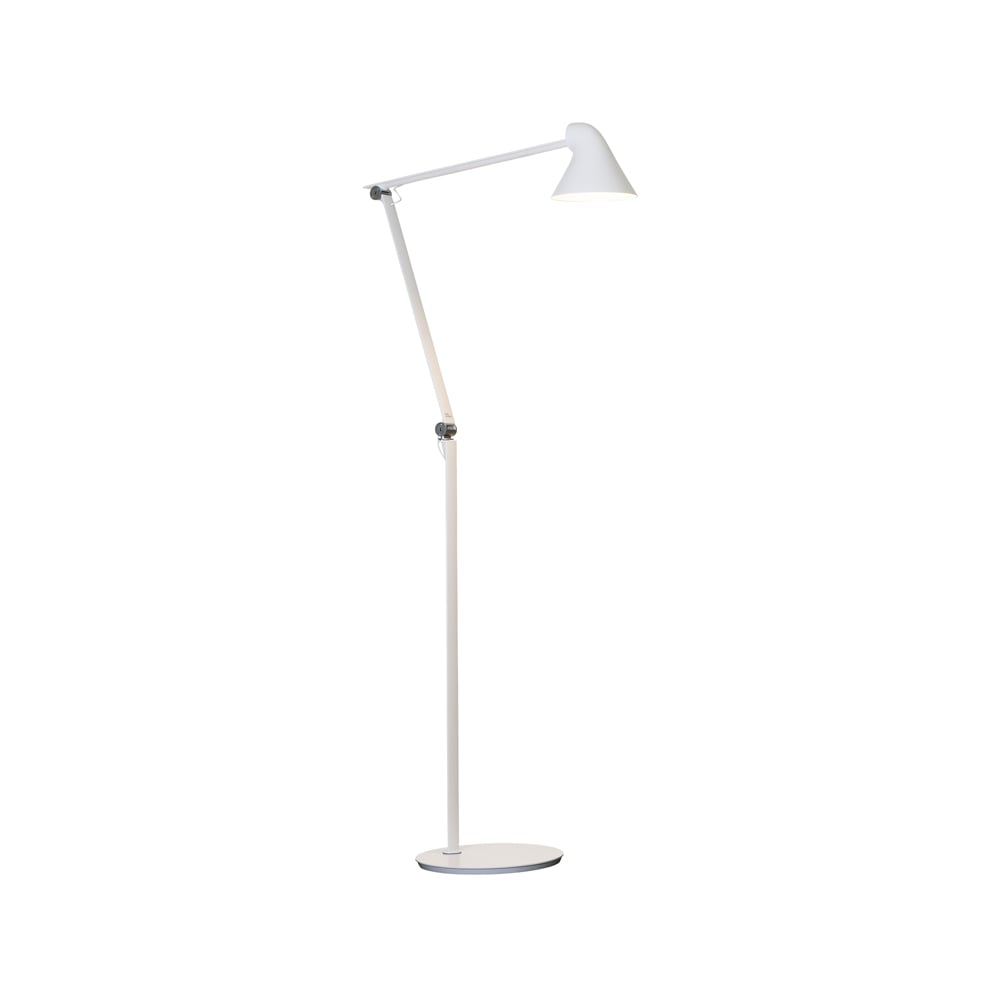 Louis Poulsen NJP floor lamp White, LED, 3000k | Scandinavian Design | Floor lamps | White