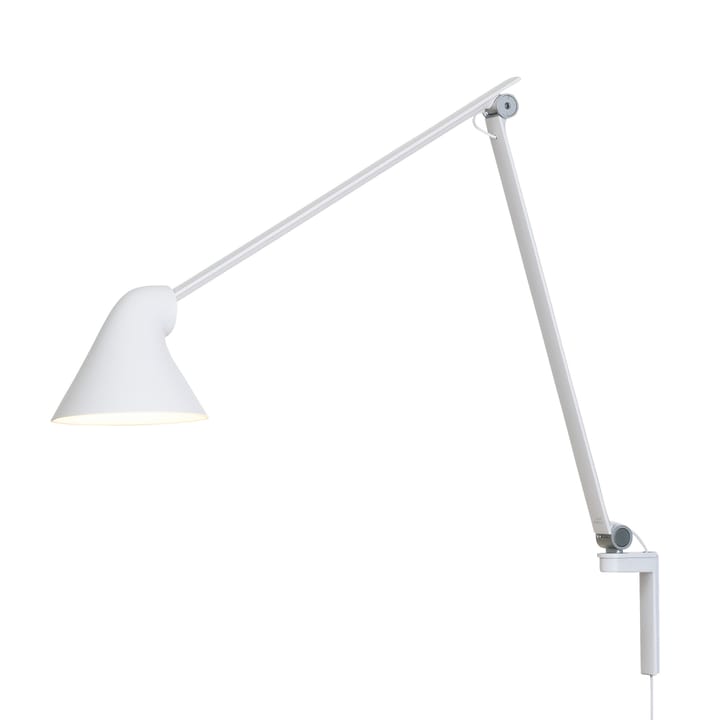 NJP wall lamp long arm - White - Louis Poulsen