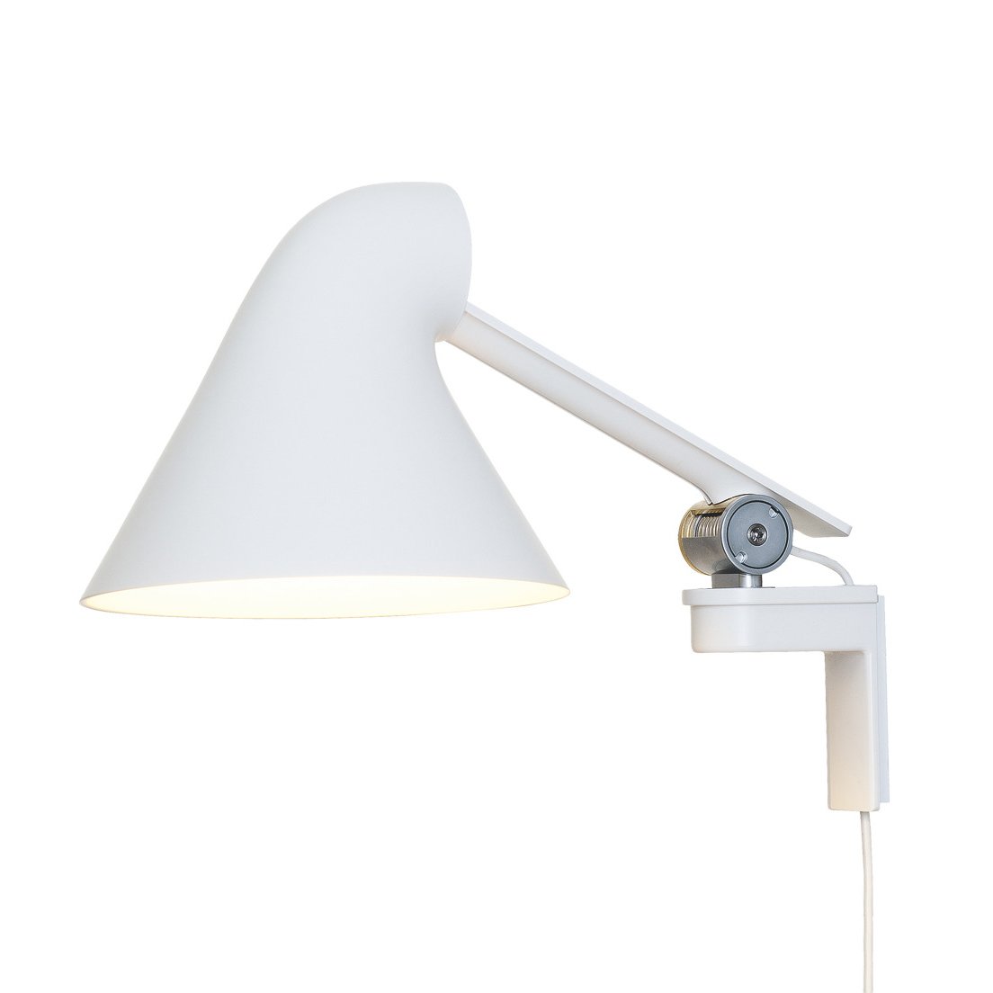 Louis Poulsen NJP wall lamp short arm White | Scandinavian Design | Wall lights | White