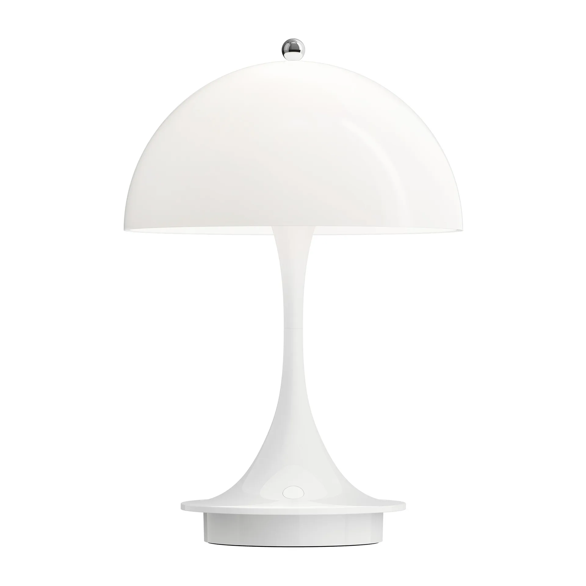 Panthella 160 portable table lamp metal, White Louis Poulsen