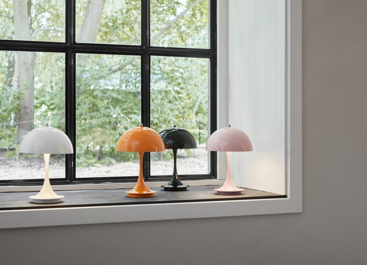 Panthella 160 portable table lamp metal, White Louis Poulsen