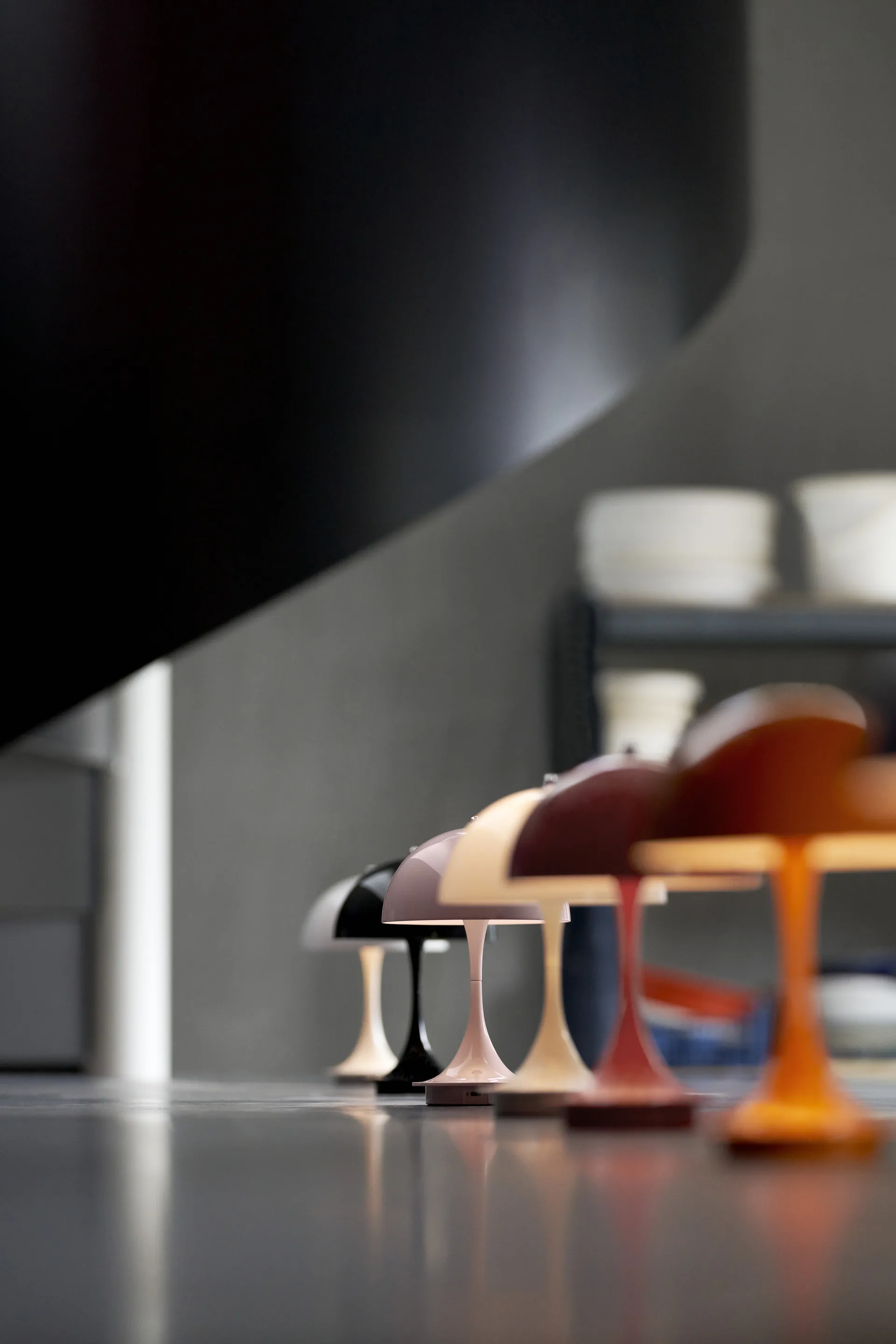 Panthella 160 Portable table lamp, Opal glass Louis Poulsen