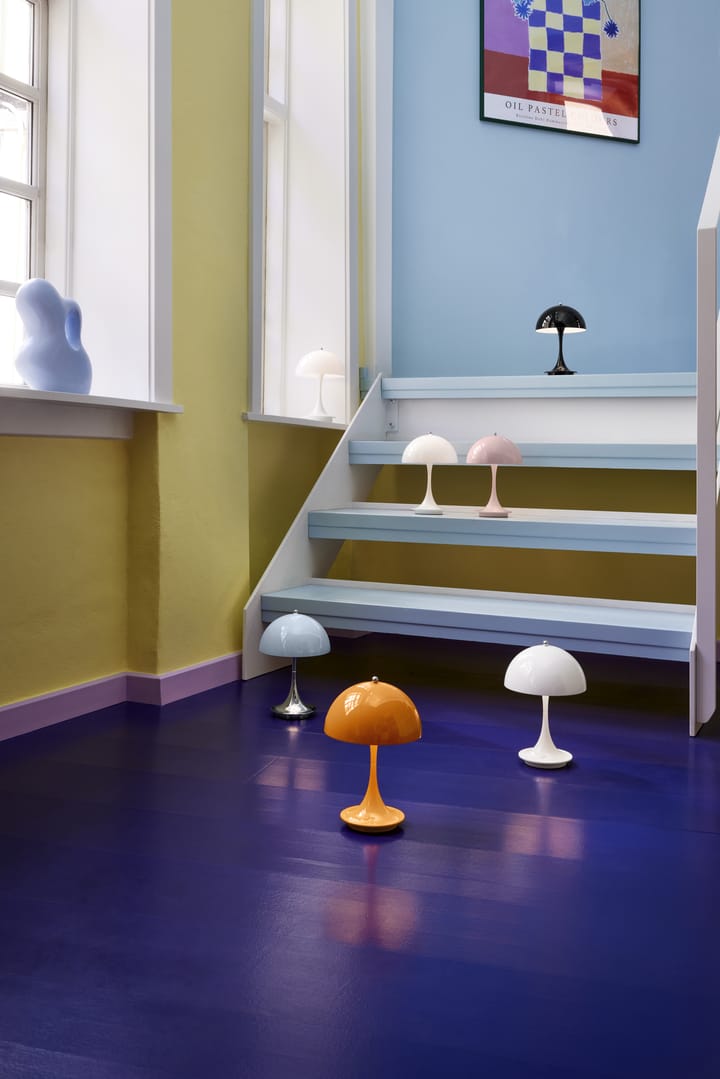 Panthella 160 Portable table lamp, Opal grey Louis Poulsen