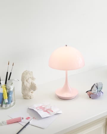 Panthella 160 Portable table lamp - Pale rose - Louis Poulsen