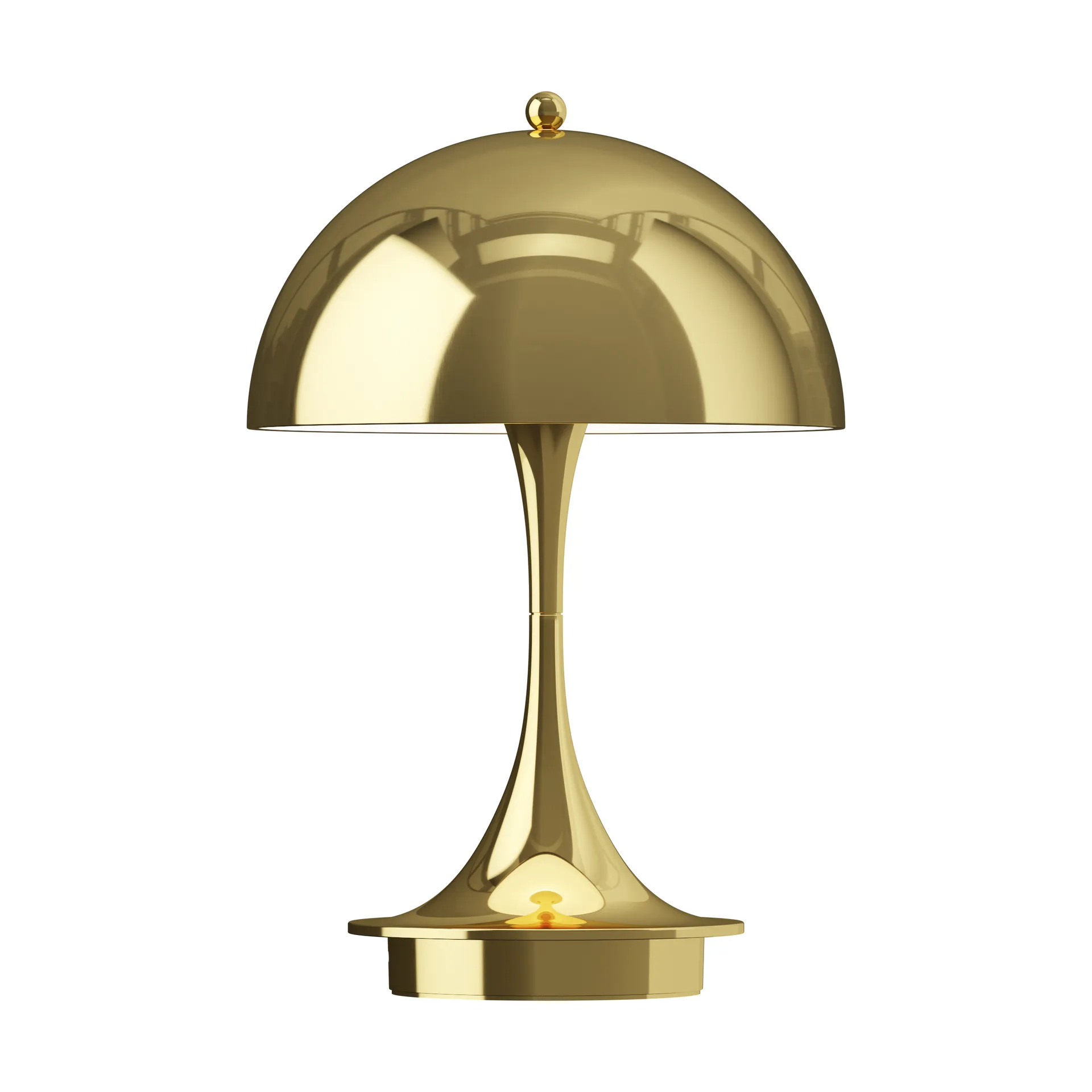 Panthella 160 Portable v3 table lamp, Brass metallised Louis Poulsen