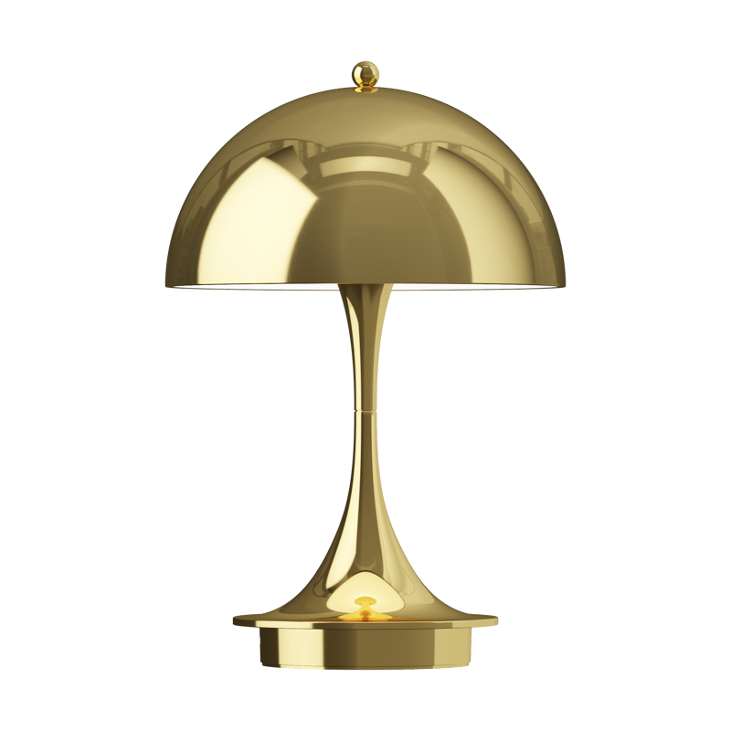 Louis Poulsen Panthella 160 Portable v3 table lamp Brass metallised