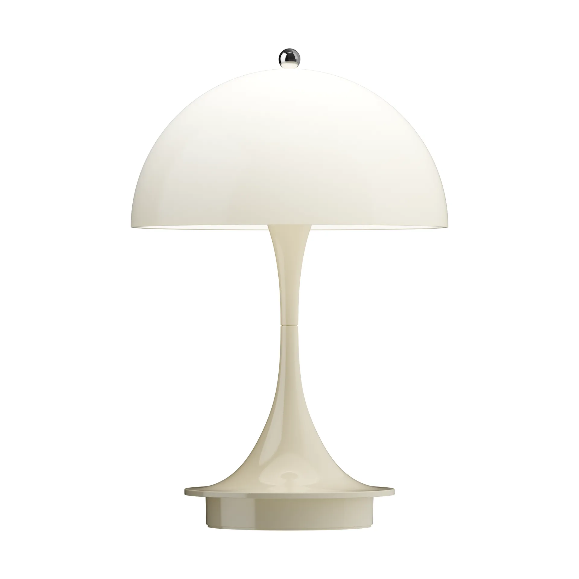 Panthella 160 Portable v3 table lamp, Opal beige Louis Poulsen
