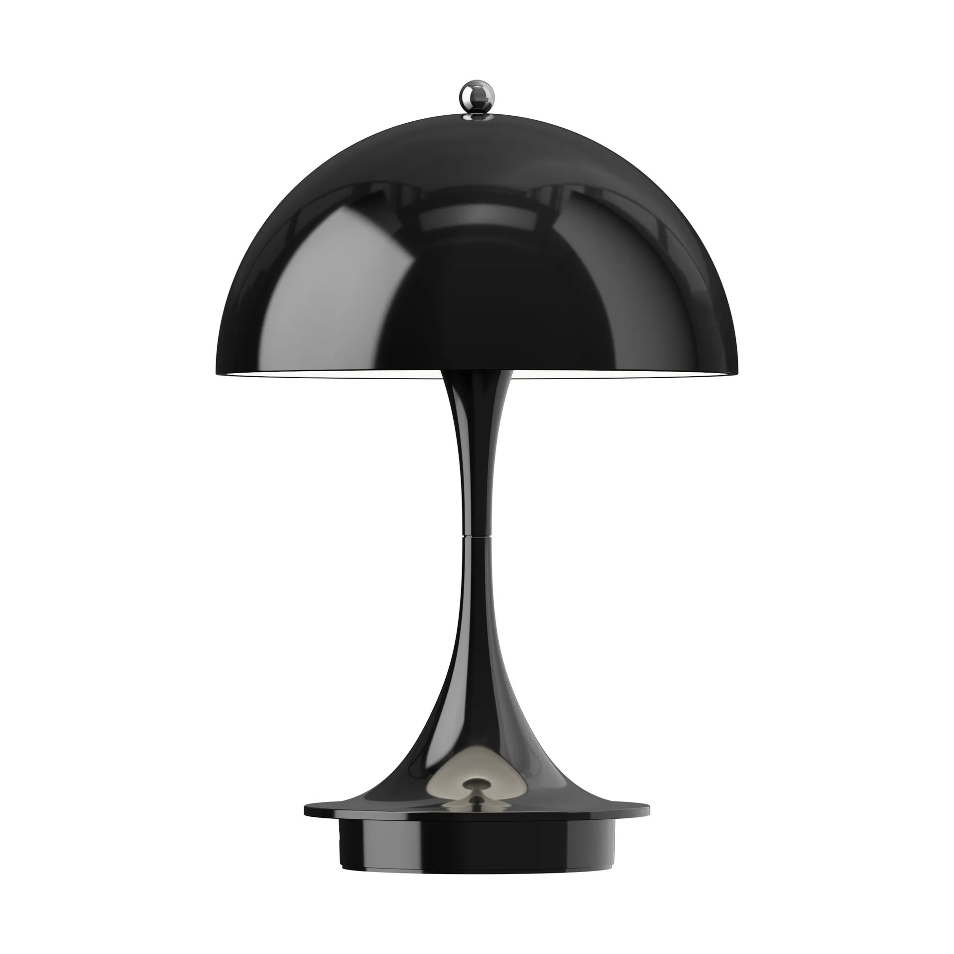 Panthella 160 Portable v3 table lamp, Opaque black Louis Poulsen