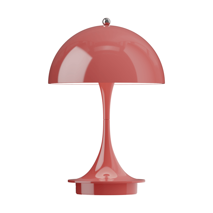 Panthella 160 Portable v3 table lamp, Opaque coral Louis Poulsen