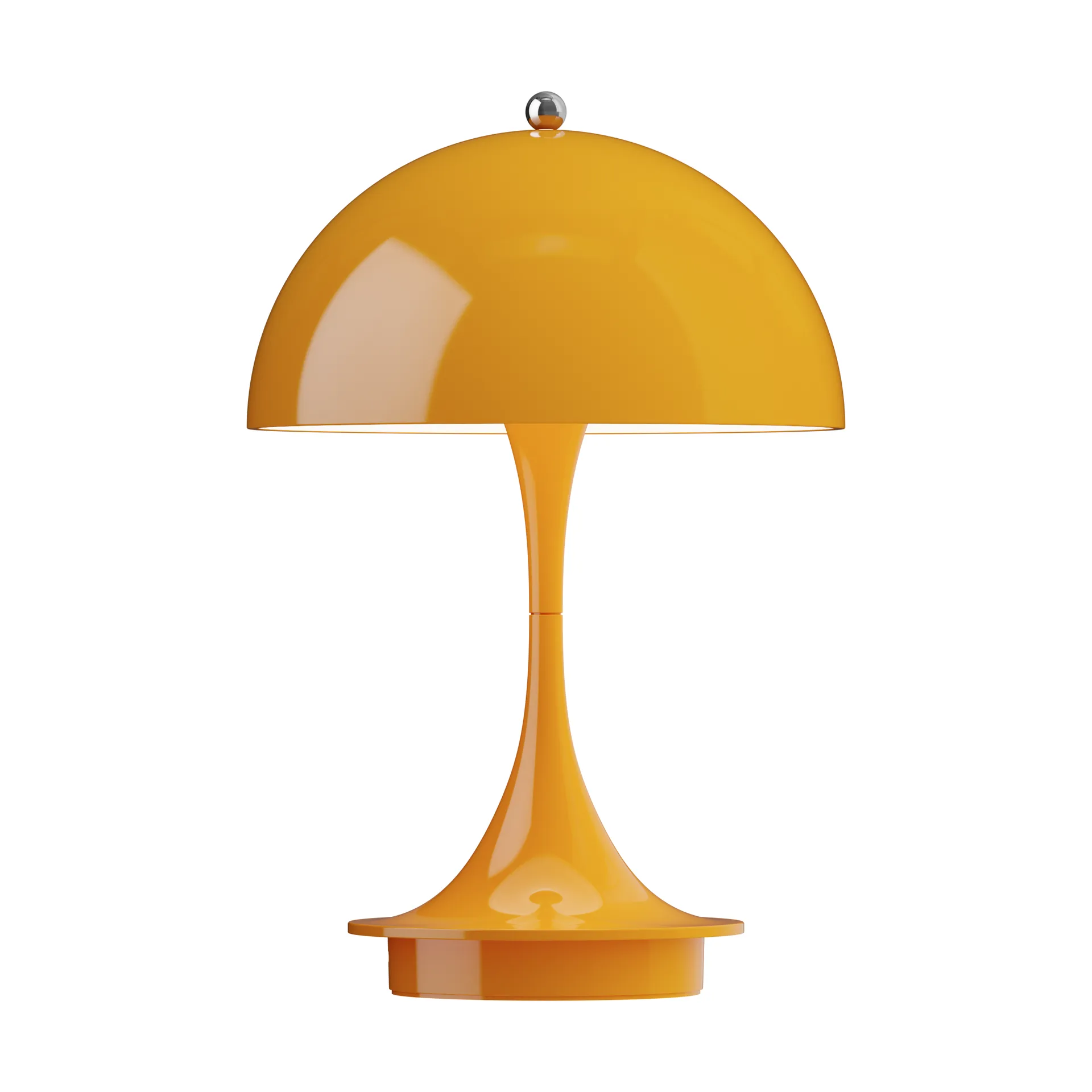 Panthella 160 Portable v3 table lamp, Opaque orange Louis Poulsen