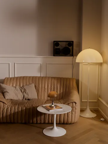 Panthella 160 Portable v3 table lamp - Original Opal Brown - Louis Poulsen