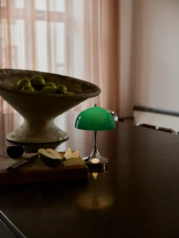Panthella 160 Portable v3 table lamp - Original Opal Green - Louis Poulsen