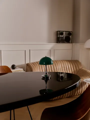 Panthella 160 Portable v3 table lamp - Original Opal Green - Louis Poulsen