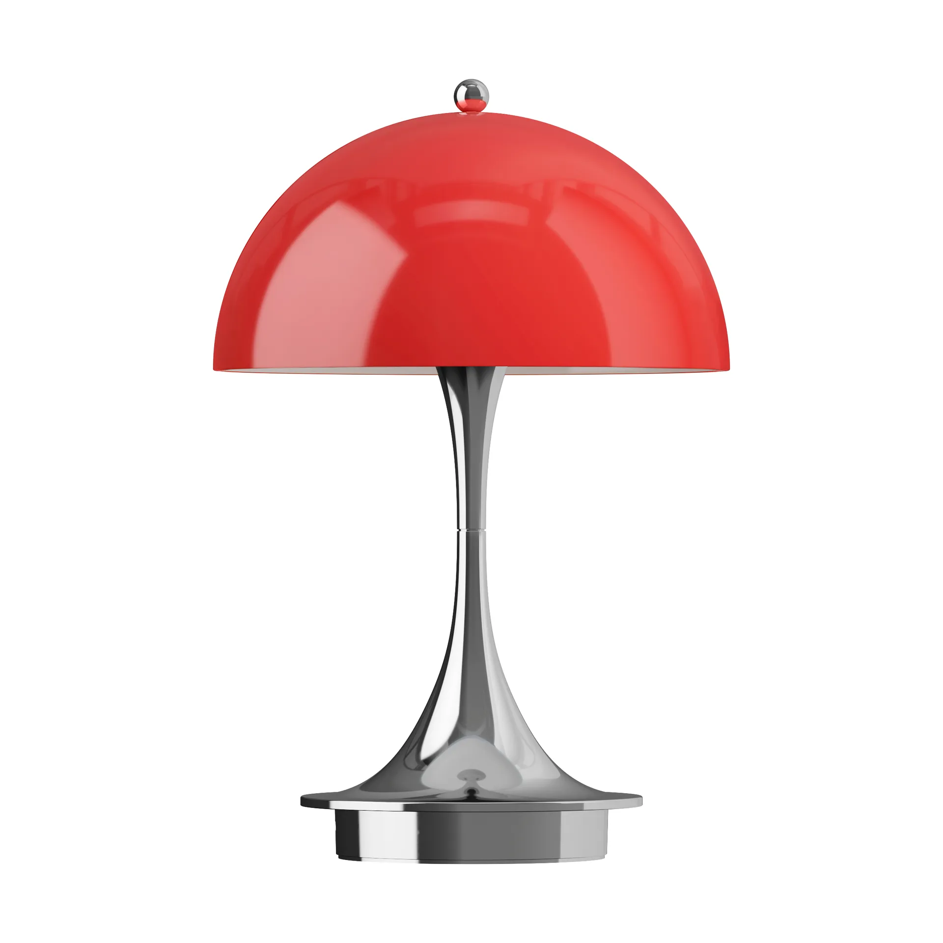 Panthella 160 Portable v3 table lamp, Original Opal Red Louis Poulsen