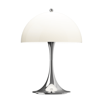 Panthella 250 portable table lamp - Chrome opal beige - Louis Poulsen