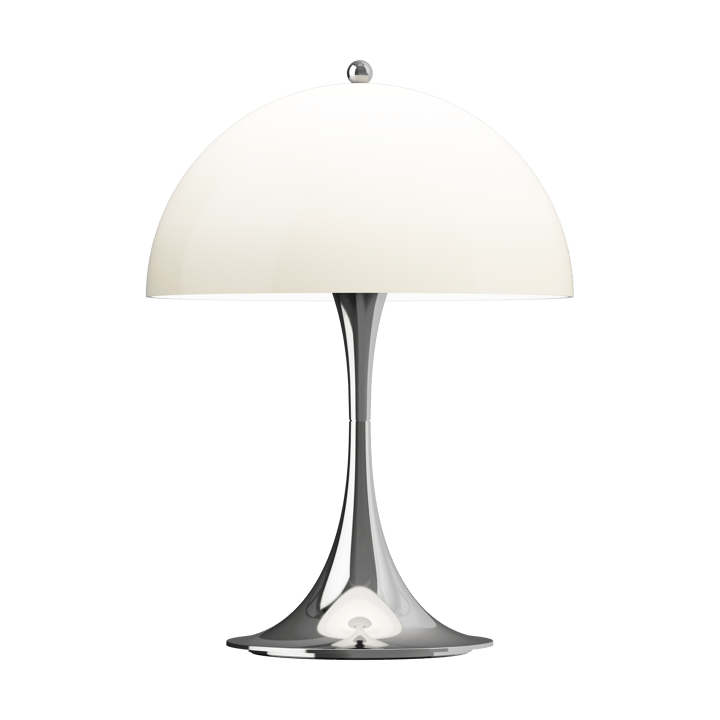 Panthella 250 portable table lamp, Chrome opal beige Louis Poulsen