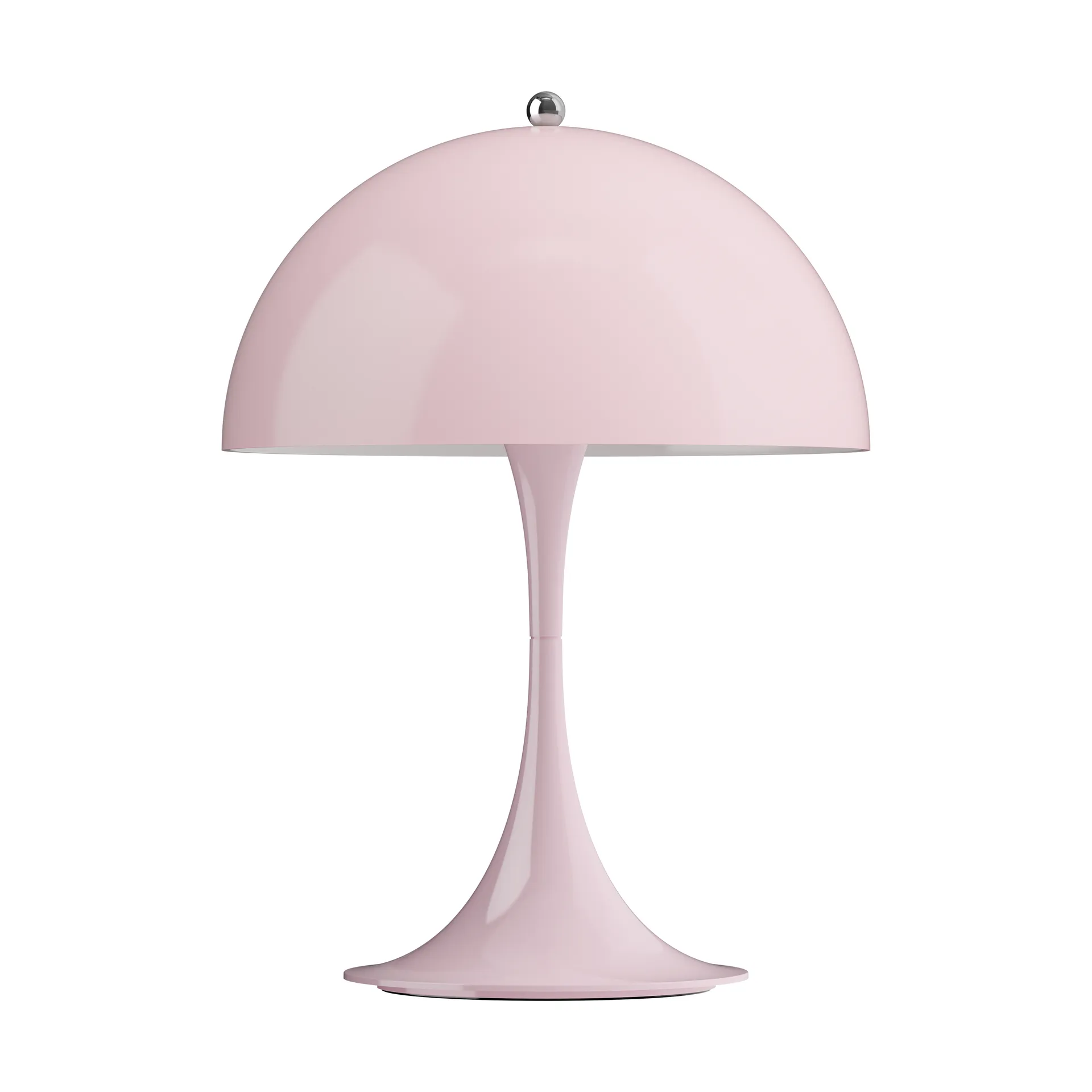 Panthella 250 portable table lamp, Opal pale rose Louis Poulsen