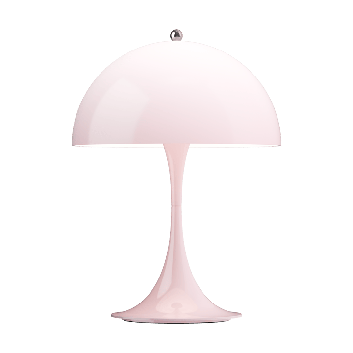 Panthella 250 portable table lamp, Opal pale rose Louis Poulsen