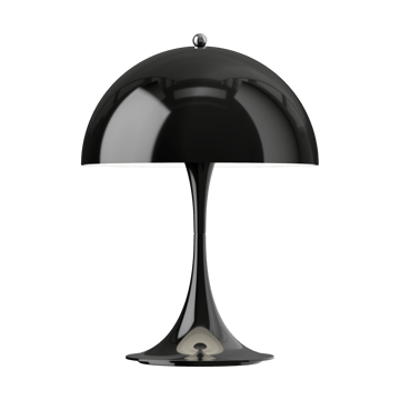 Panthella 250 portable table lamp - Opaque black - Louis Poulsen