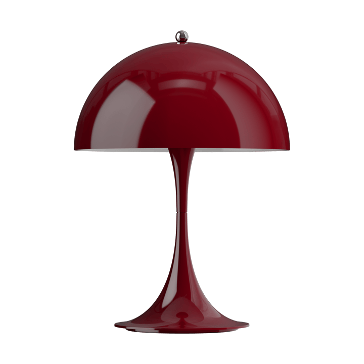 Panthella 250 portable table lamp - Opaque burgundy - Louis Poulsen