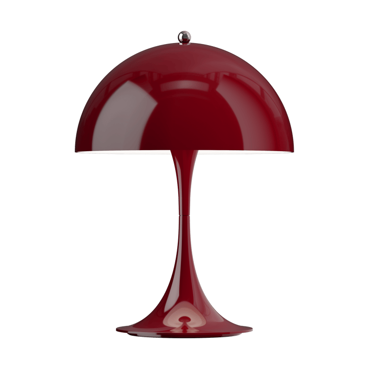 Panthella 250 portable table lamp, Opaque burgundy Louis Poulsen