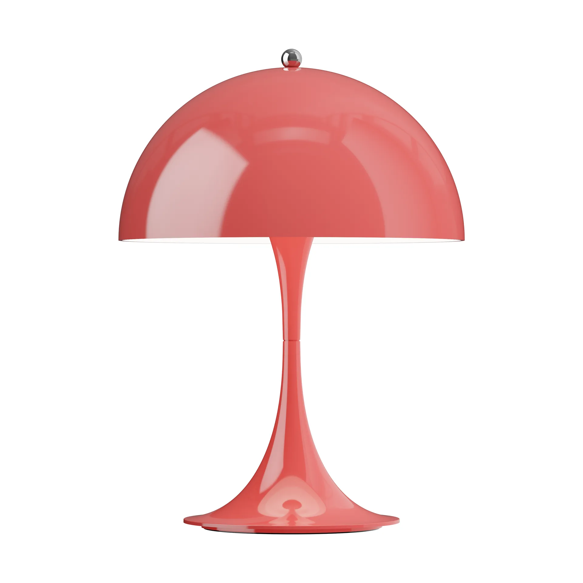 Panthella 250 portable table lamp, Opaque coral Louis Poulsen