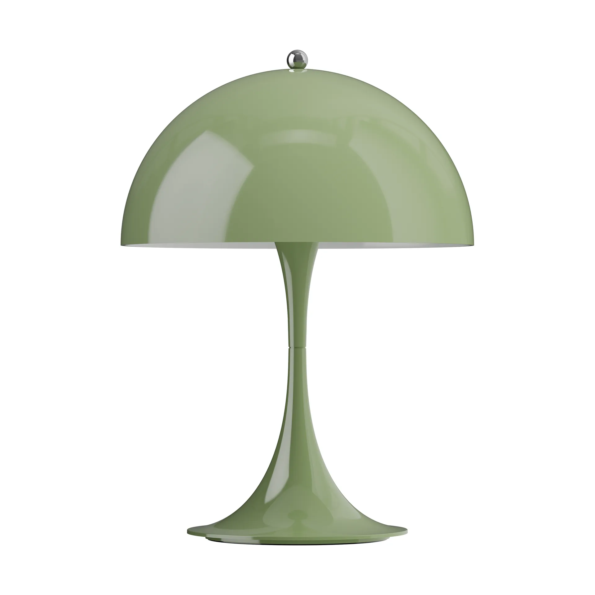 Panthella 250 portable table lamp, Opaque moss green Louis Poulsen