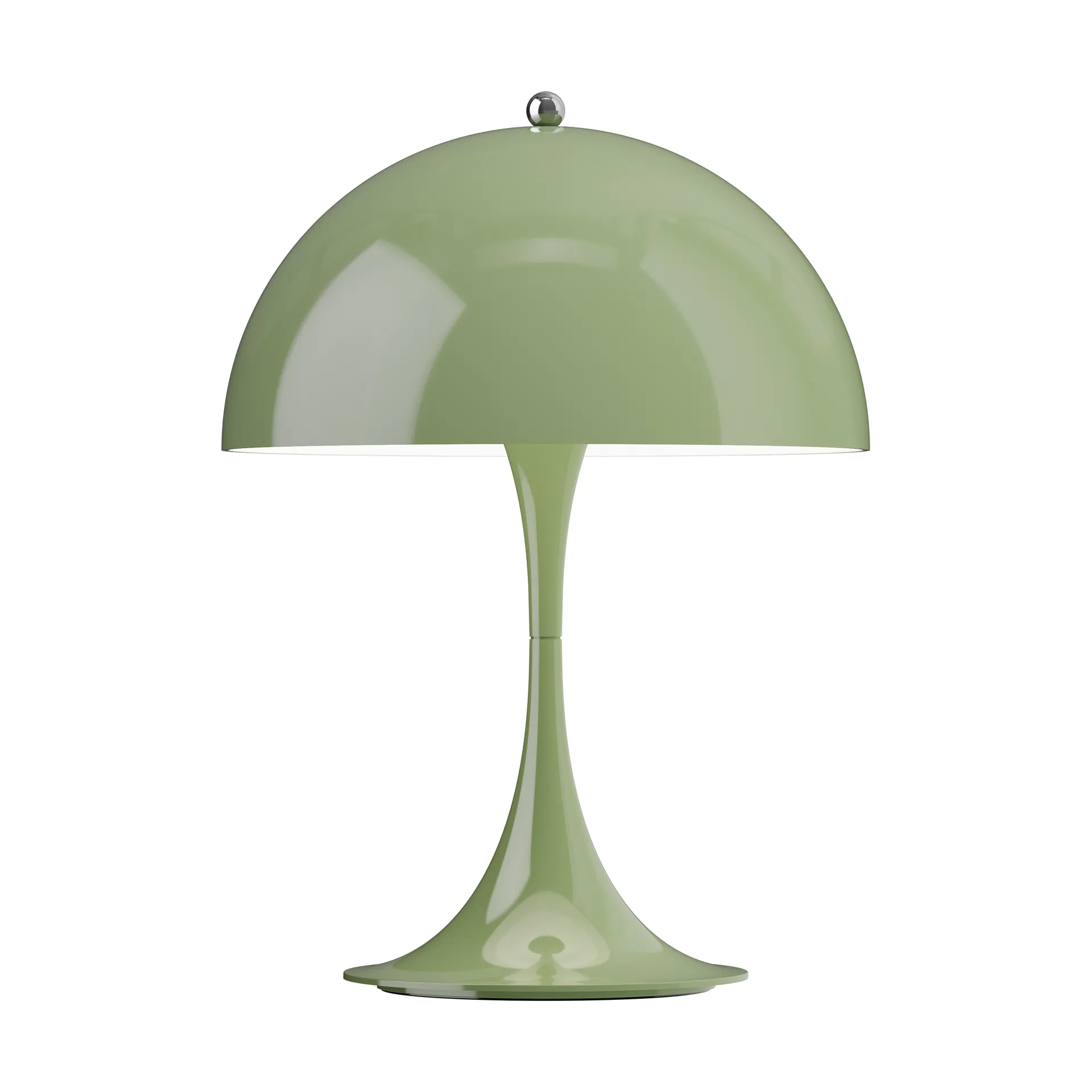Panthella 250 portable table lamp, Opaque moss green Louis Poulsen
