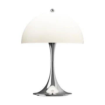 Panthella 250 portable table lamp V3 - Chrome opal beige - Louis Poulsen