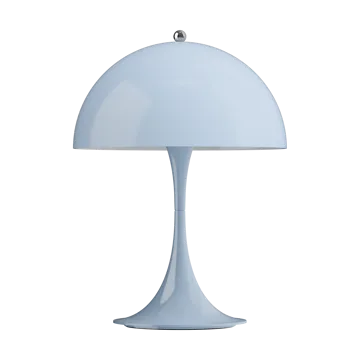 Panthella 250 portable table lamp V3 - Opal pale blue - Louis Poulsen
