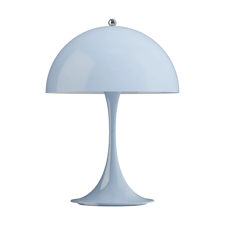 Panthella 250 portable table lamp V3 - Opal pale blue - Louis Poulsen