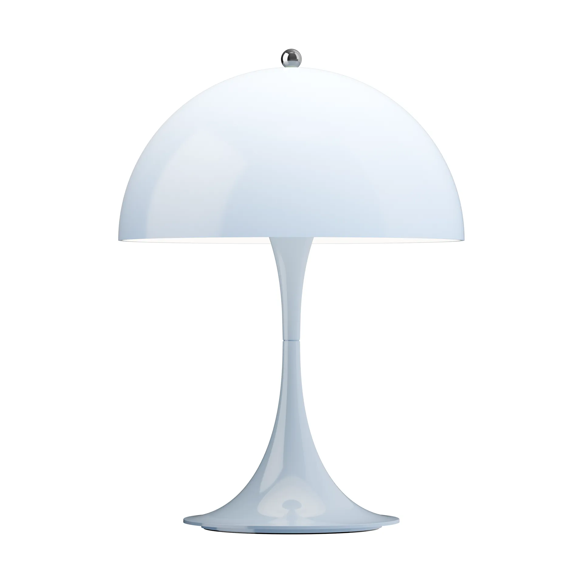 Panthella 250 portable table lamp V3, Opal pale blue Louis Poulsen