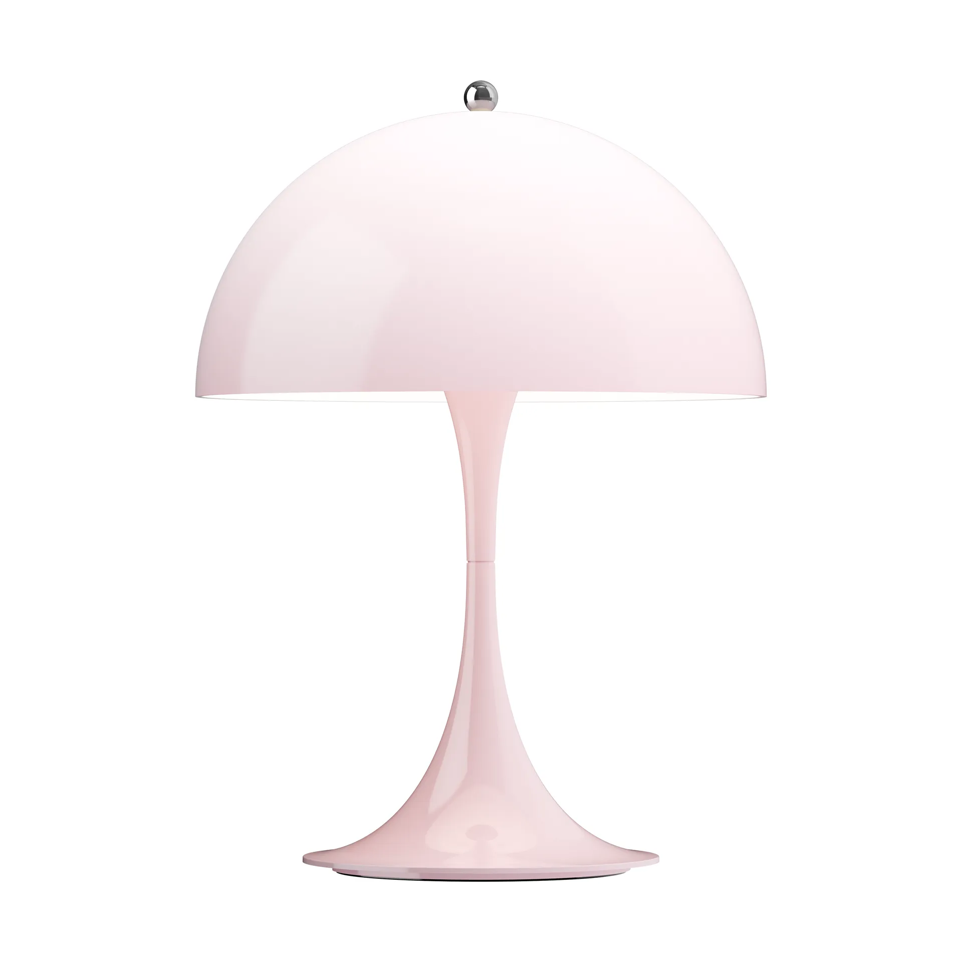 Panthella 250 portable table lamp V3, Opal pale rose Louis Poulsen