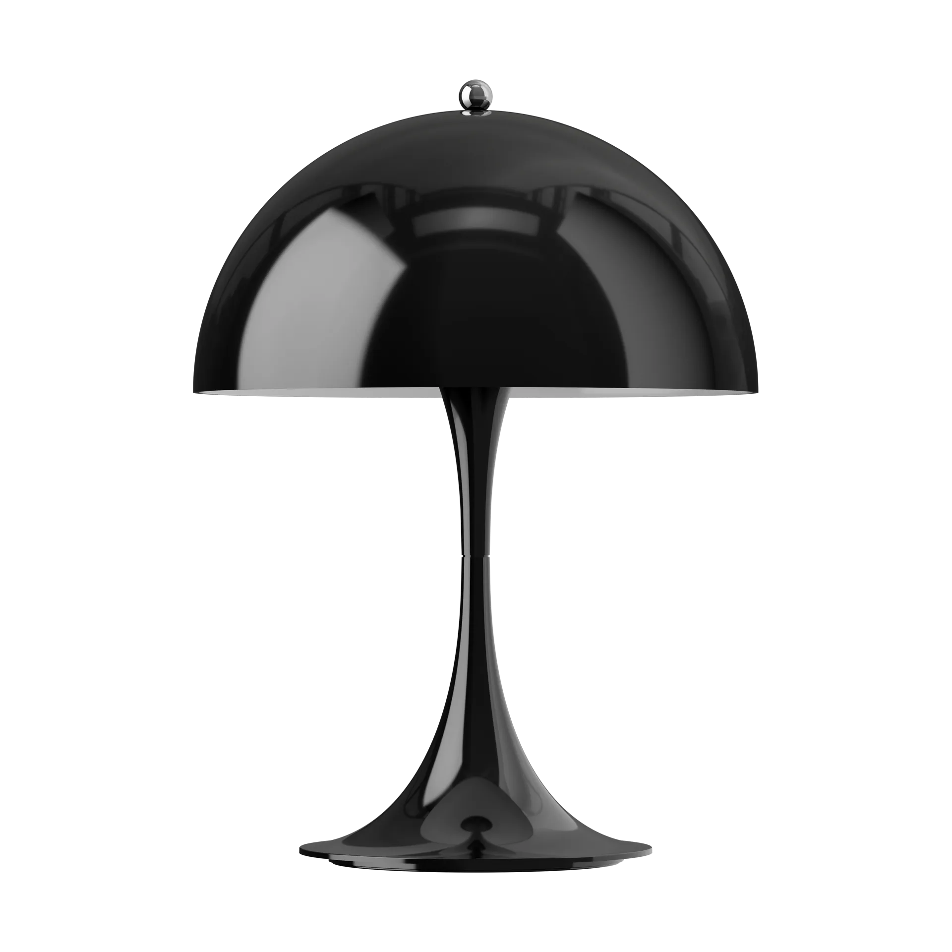 Panthella 250 portable table lamp V3, Opaque black Louis Poulsen