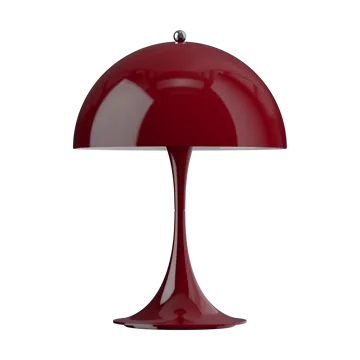 Panthella 250 portable table lamp V3 - Opaque burgundy - Louis Poulsen