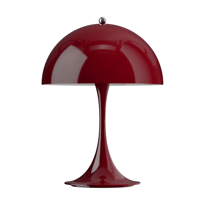 Panthella 250 portable table lamp V3 - Opaque burgundy - Louis Poulsen