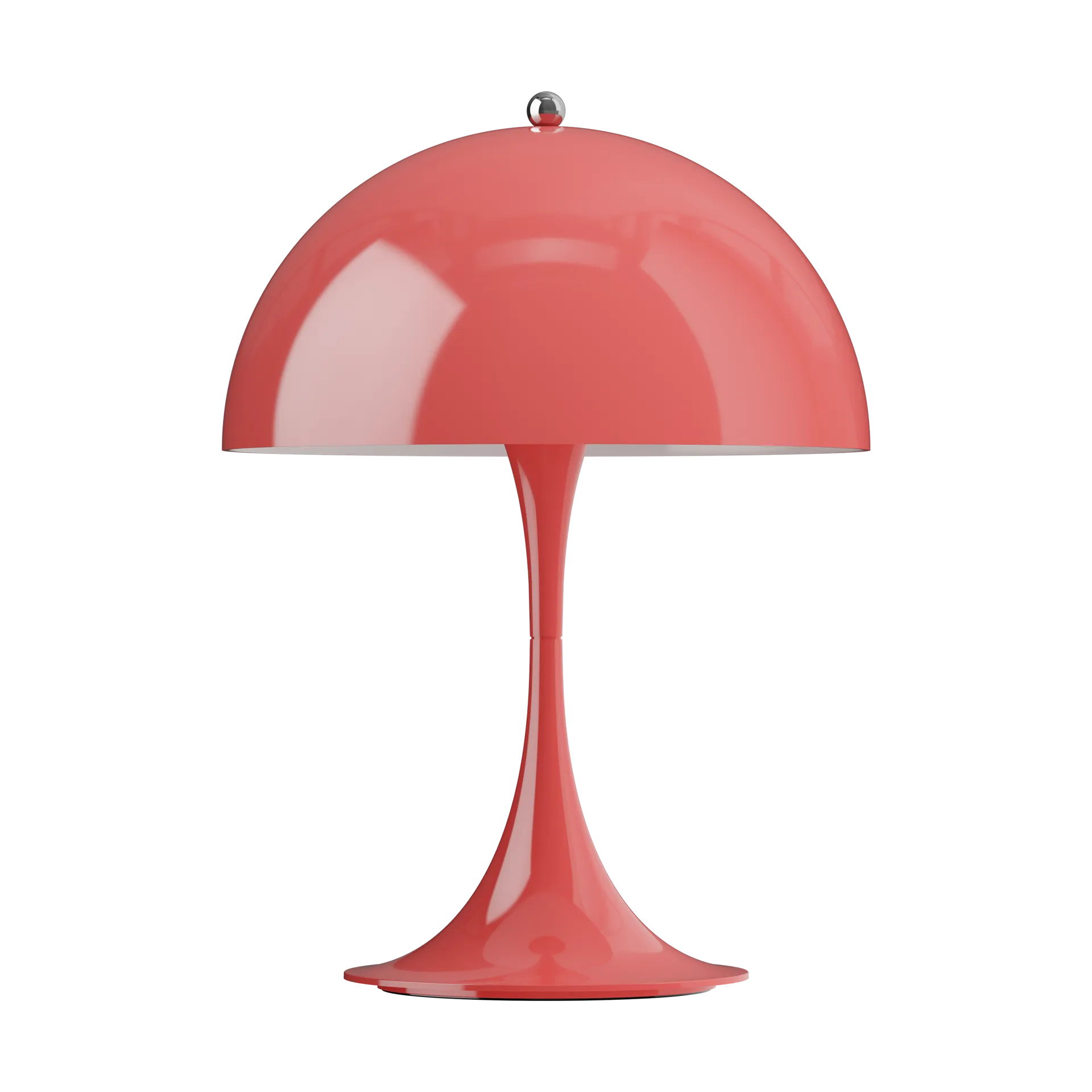 Panthella 250 portable table lamp V3, Opaque coral Louis Poulsen