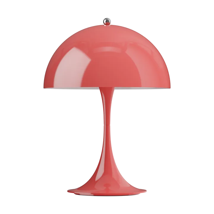 Panthella 250 portable table lamp V3 - Opaque coral - Louis Poulsen